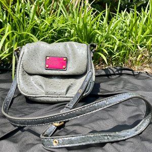 Marc by Marc Jacobs Chromium Ostrich Cross Body